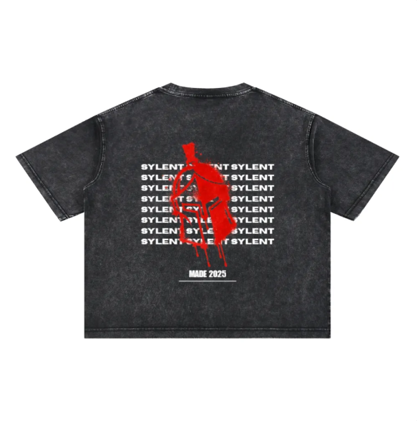 Spray Paint Oversized Short Sleeve