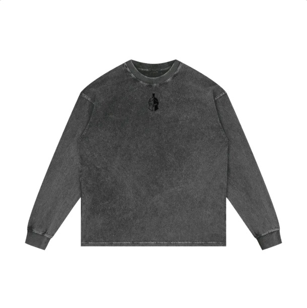 Spray Paint Oversized Long Sleeve