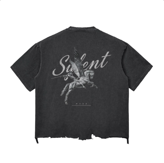 Snow Washed SPARTAN Oversized Tee