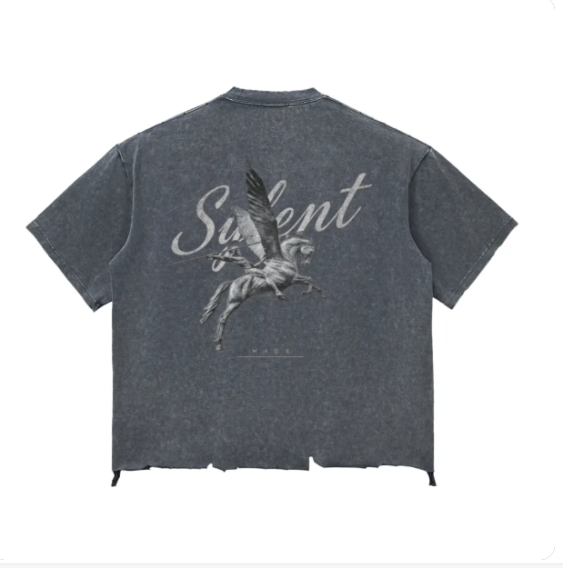 Snow Washed SPARTAN Oversized Tee